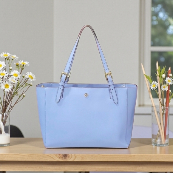 Tory Burch Handbags - Tory Burch Light Blue Tote Bag